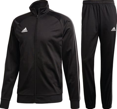 adidas katoenen trainingspak heren zwart|Adidas trainingspakken.